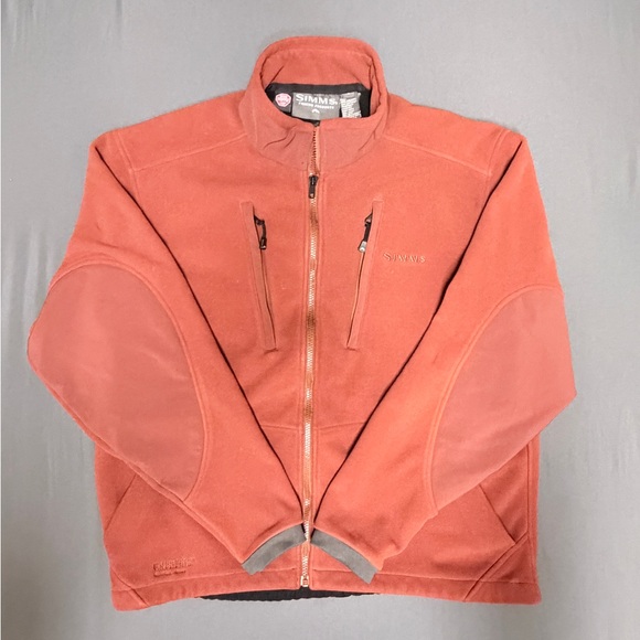 Simms Men's Rust Performance Jacket Technical fleece Size: Large - Picture 3 of 7